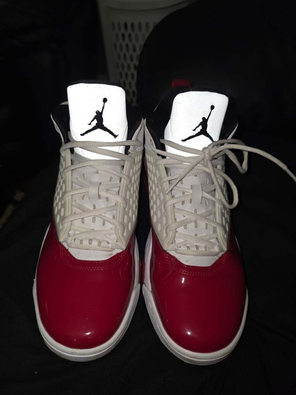 Jordan Maxin 200 White Gym Red CD6107-106 Shoes Sneakers Basketball